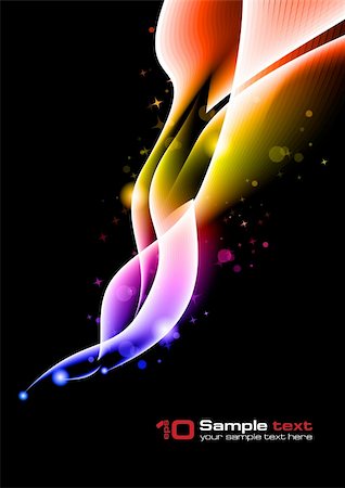 simsearch:400-04855527,k - Abstract vector glowing background. For your design. Eps 10 Photographie de stock - Aubaine LD & Abonnement, Code: 400-04261285