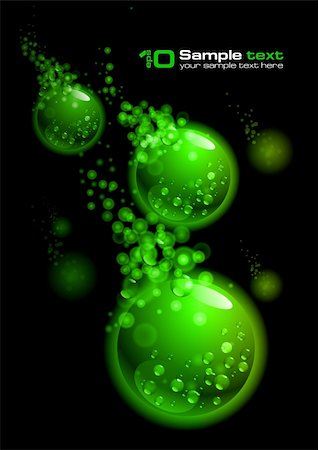 simsearch:400-08190254,k - Abstract vector glowing background. For your design. Bubbles. Stock Photo - Budget Royalty-Free & Subscription, Code: 400-04261312
