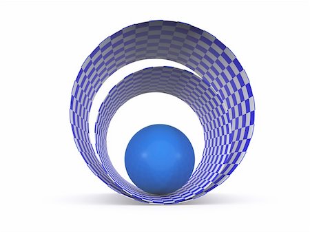 blue ball abstract background. 3d Stock Photo - Budget Royalty-Free & Subscription, Code: 400-04261411