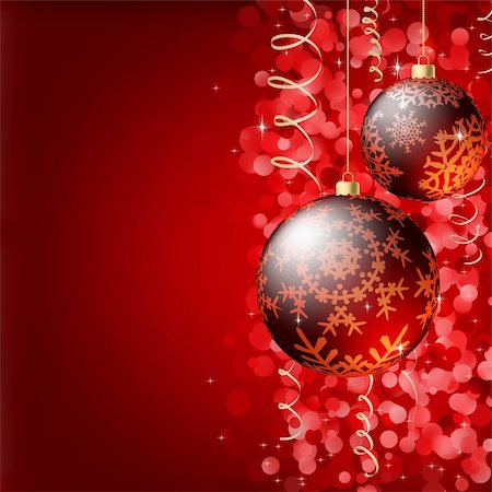 simsearch:400-04717438,k - Merry Christmas Elegant Background for Greetings Card. EPS 8 vector file included Stockbilder - Microstock & Abonnement, Bildnummer: 400-04261559