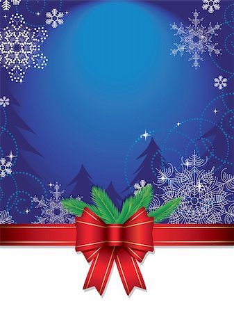 simsearch:400-09090314,k - Christmas background with glossy red ribbon Foto de stock - Super Valor sin royalties y Suscripción, Código: 400-04262302