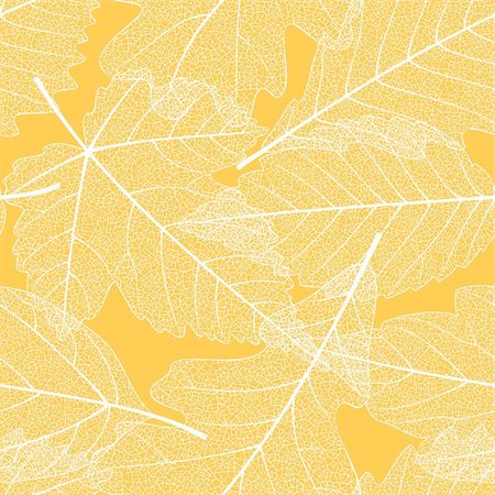 denis13 (artist) - Seamless autumn leaves pattern Stock Photo - Budget Royalty-Free & Subscription, Code: 400-04263262