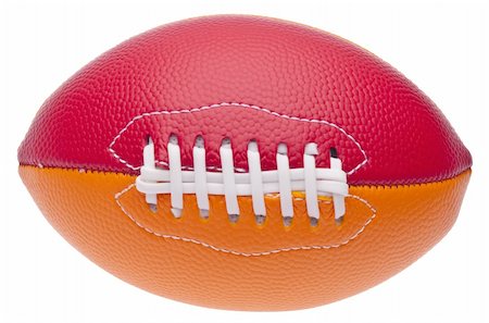 simsearch:400-04263545,k - Vibrant Youth Football Isolated on White with a Clipping Path. Stock Photo - Budget Royalty-Free & Subscription, Code: 400-04263551