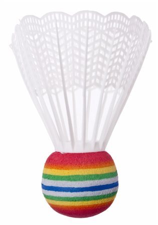 simsearch:400-04263545,k - Vibrant Badminton Equipment Shuttlecock or Birdie Stock Photo - Budget Royalty-Free & Subscription, Code: 400-04263630
