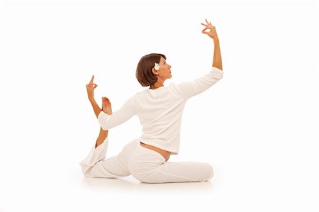 simsearch:400-04596923,k - Young woman doing yoga Stock Photo - Budget Royalty-Free & Subscription, Code: 400-04263999