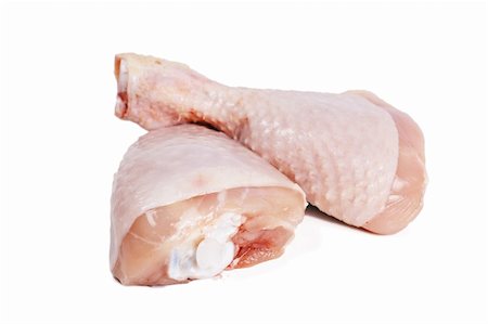 simsearch:400-05909845,k - Chicken legs, it is isolated on white Foto de stock - Super Valor sin royalties y Suscripción, Código: 400-04274170