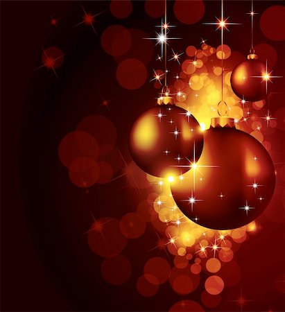 simsearch:400-04132394,k - Colorful Christmas Baubles Background for Elegant Invitation Flyer or Brochure Stock Photo - Budget Royalty-Free & Subscription, Code: 400-04274570