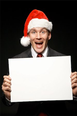 xmas businessmen Stock Photo - Budget Royalty-Free & Subscription, Code: 400-04275659