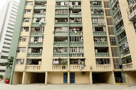 picture of house with high grass - public apartment block in Hong Kong Stock Photo - Budget Royalty-Free & Subscription, Code: 400-04276952