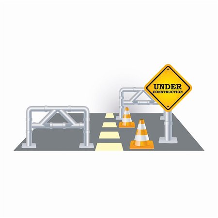 simsearch:400-05127436,k - under construction sign Stock Photo - Budget Royalty-Free & Subscription, Code: 400-04277011