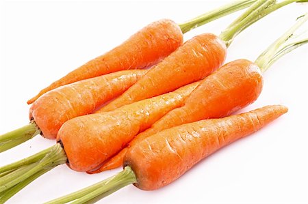 simsearch:400-04277065,k - Carrots isolated on white Stockbilder - Microstock & Abonnement, Bildnummer: 400-04277067