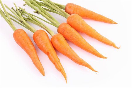 simsearch:400-04277065,k - Carrots isolated on white Stockbilder - Microstock & Abonnement, Bildnummer: 400-04277063