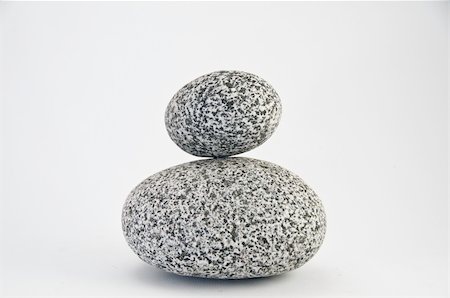 A large granite rock on a white background. Stock Photo - Budget Royalty-Free & Subscription, Code: 400-04277215