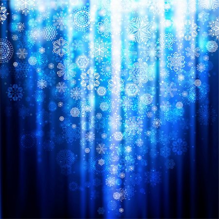 simsearch:400-04806460,k - blue christmas background with snowflakes Stock Photo - Budget Royalty-Free & Subscription, Code: 400-04270882