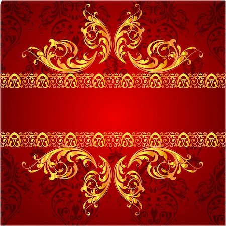 illustration of classical floral background Stock Photo - Budget Royalty-Free & Subscription, Code: 400-04271827