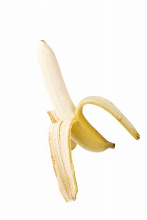 simsearch:400-04287445,k - banana isolated on a white background Stockbilder - Microstock & Abonnement, Bildnummer: 400-04271953