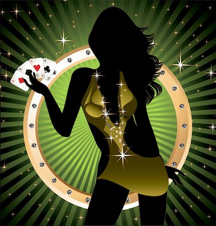 Sexy poker dealer Stock Photo - Budget Royalty-Free & Subscription, Code: 400-04272094