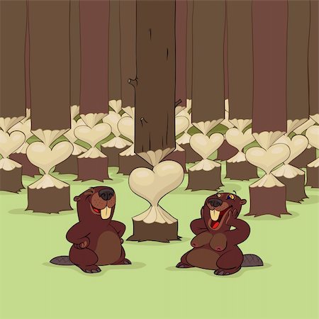 simsearch:400-04274234,k - At Valentine's Day beaver is surprising his girlfriend Photographie de stock - Aubaine LD & Abonnement, Code: 400-04272418