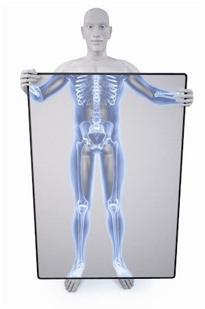 simsearch:400-09000460,k - man under the X-rays through the screen. Stock Photo - Budget Royalty-Free & Subscription, Code: 400-04272924