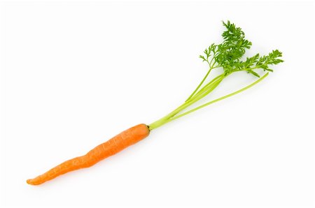 simsearch:400-04243170,k - Fresh carrots isolated on the white Stock Photo - Budget Royalty-Free & Subscription, Code: 400-04273181