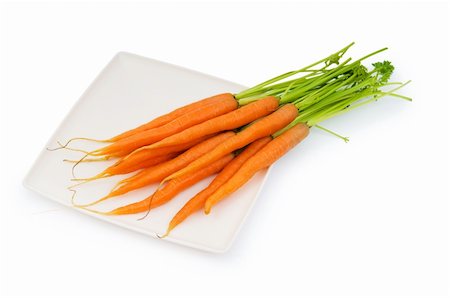 simsearch:400-04243170,k - Fresh carrots isolated on the white Stock Photo - Budget Royalty-Free & Subscription, Code: 400-04273183