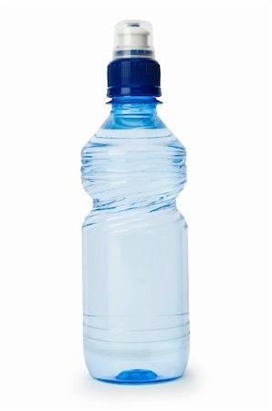 simsearch:400-04792707,k - Bottle of water isolated on the white background Stock Photo - Budget Royalty-Free & Subscription, Code: 400-04273388