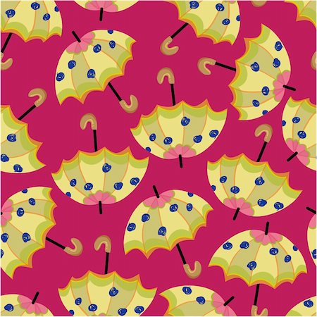 simsearch:400-04273840,k - seamless umbrellas pattern Stock Photo - Budget Royalty-Free & Subscription, Code: 400-04273634
