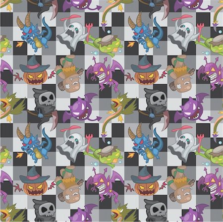 eyes crying cartoon - seamless monster pattern Stock Photo - Budget Royalty-Free & Subscription, Code: 400-04273771