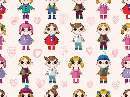 simsearch:400-04813777,k - seamless cute cartoon pattern Fotografie stock - Microstock e Abbonamento, Codice: 400-04273785