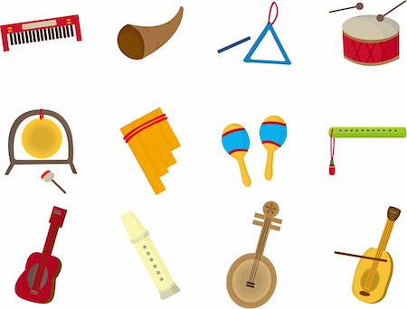 rassel - cartoon musical Stockbilder - Microstock & Abonnement, Bildnummer: 400-04273866