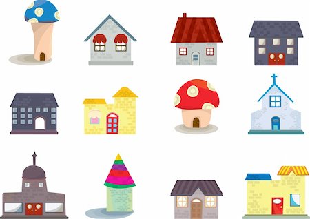 doodle house Stock Photo - Budget Royalty-Free & Subscription, Code: 400-04273860