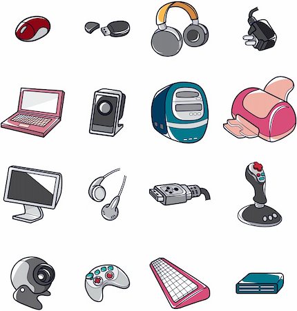 simsearch:400-04122568,k - cartoon computer Fotografie stock - Microstock e Abbonamento, Codice: 400-04273887