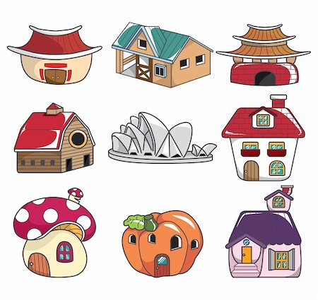 doodle house Stock Photo - Budget Royalty-Free & Subscription, Code: 400-04273883