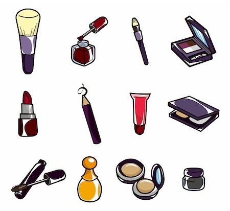 simsearch:400-05273248,k - cartoon makeup icon Stock Photo - Budget Royalty-Free & Subscription, Code: 400-04273915