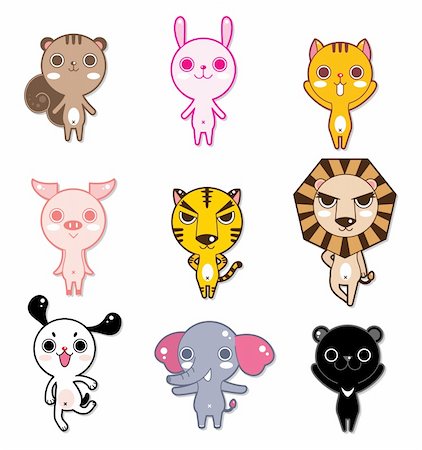 simsearch:400-06171699,k - cute animal icon Stock Photo - Budget Royalty-Free & Subscription, Code: 400-04273932