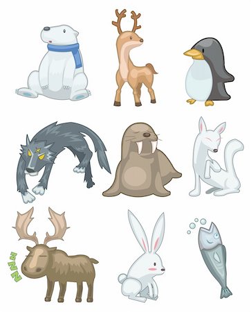 simsearch:400-08674283,k - cartoon animal icon Stock Photo - Budget Royalty-Free & Subscription, Code: 400-04273972