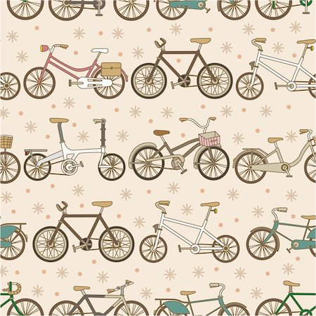 simsearch:400-08162803,k - seamless bicycle pattern Stock Photo - Budget Royalty-Free & Subscription, Code: 400-04284463