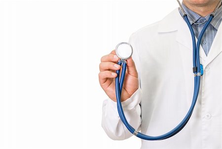 simsearch:400-05701895,k - doctor man lab white coat close up with stethoscope Stock Photo - Budget Royalty-Free & Subscription, Code: 400-04284598
