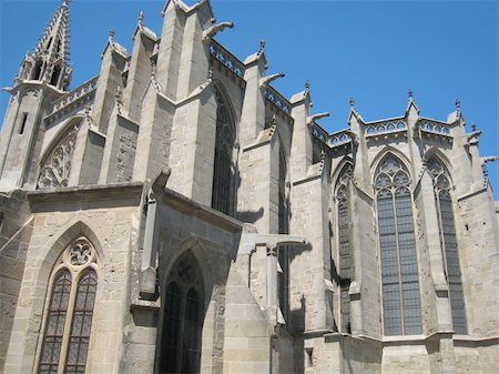 cathedral in City of Carcassonne in south France Stock Photo - Budget Royalty-Free & Subscription, Code: 400-04285040