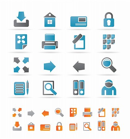simsearch:400-04289956,k - Internet and Web Site Icons - Vector Icon Set Stock Photo - Budget Royalty-Free & Subscription, Code: 400-04285295