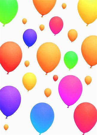 simsearch:400-04713054,k - colorful party balloons background Photographie de stock - Aubaine LD & Abonnement, Code: 400-04285786