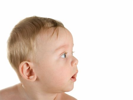 simsearch:400-04787509,k - Smiling baby boy isolated on a white background Photographie de stock - Aubaine LD & Abonnement, Code: 400-04285840
