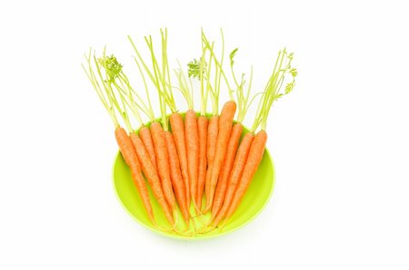 simsearch:400-04243170,k - Fresh carrots isolated on the white Stock Photo - Budget Royalty-Free & Subscription, Code: 400-04285915