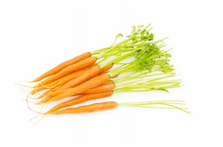 simsearch:400-04243170,k - Fresh carrots isolated on the white Stock Photo - Budget Royalty-Free & Subscription, Code: 400-04285913