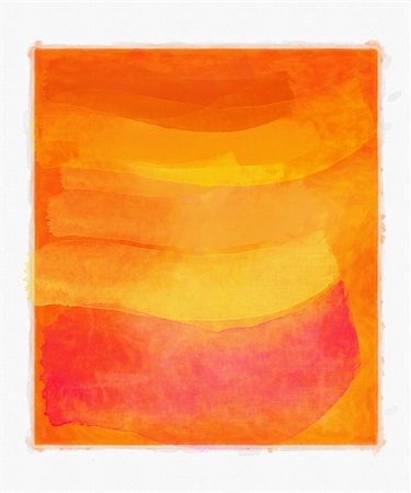 sandralise (artist) - Abstract orange  watercolor background Foto de stock - Super Valor sin royalties y Suscripción, Código: 400-04286317