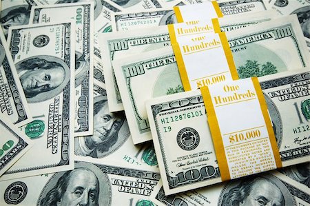 simsearch:400-05140548,k - Stack of dollars on money background Stock Photo - Budget Royalty-Free & Subscription, Code: 400-04286540