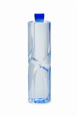 simsearch:400-06796544,k - Bottles of water isolated on the white Stock Photo - Budget Royalty-Free & Subscription, Code: 400-04286636