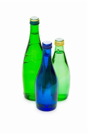 simsearch:400-04711939,k - Bottles of water isolated on the white Photographie de stock - Aubaine LD & Abonnement, Code: 400-04286631