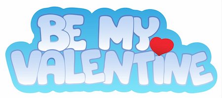 simsearch:400-05913687,k - Be my Valentine sign - vector illustration. Foto de stock - Super Valor sin royalties y Suscripción, Código: 400-04287268