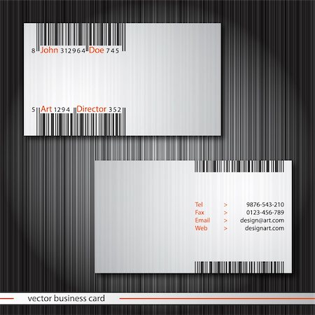 Vector abstract creative business cards (set template) Stock Photo - Budget Royalty-Free & Subscription, Code: 400-04287405